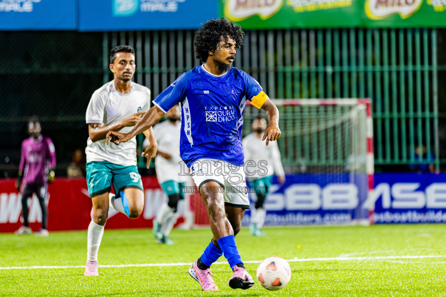 HPSN vs Club DJA in Quater Finals of Club Maldives Cup Classic 2025 was held in Rehendi Futsal Ground, Hulhumale', Maldives on Saturday, 27th September 2025. Photos: Areef Adam / images.mv