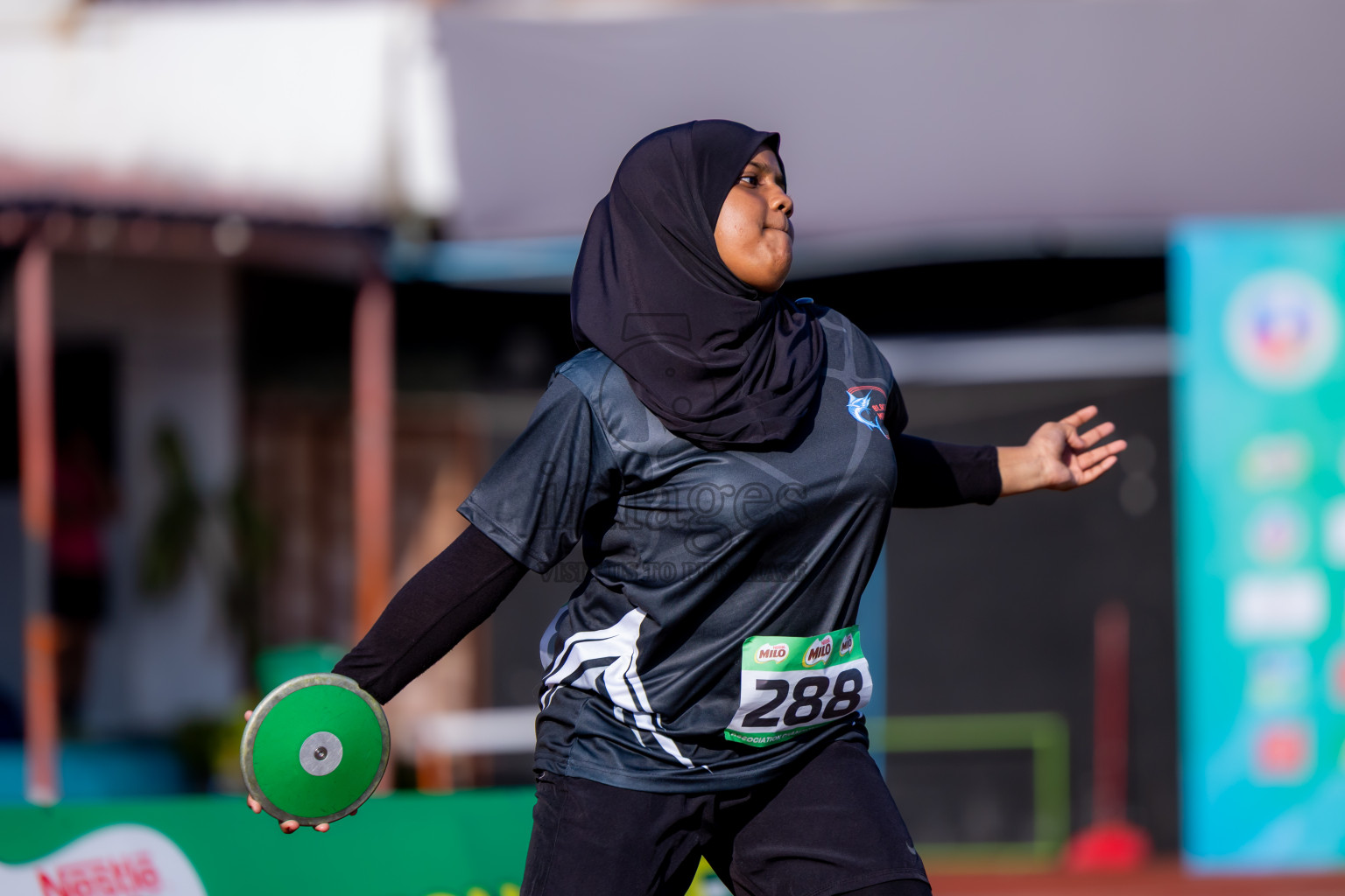 Day 1 of 12th Milo Association Championships was held in Ekuveni Track at Male', Maldives on Thursday, 24th April 2025. Photos: Nausham Waheed / images.mv