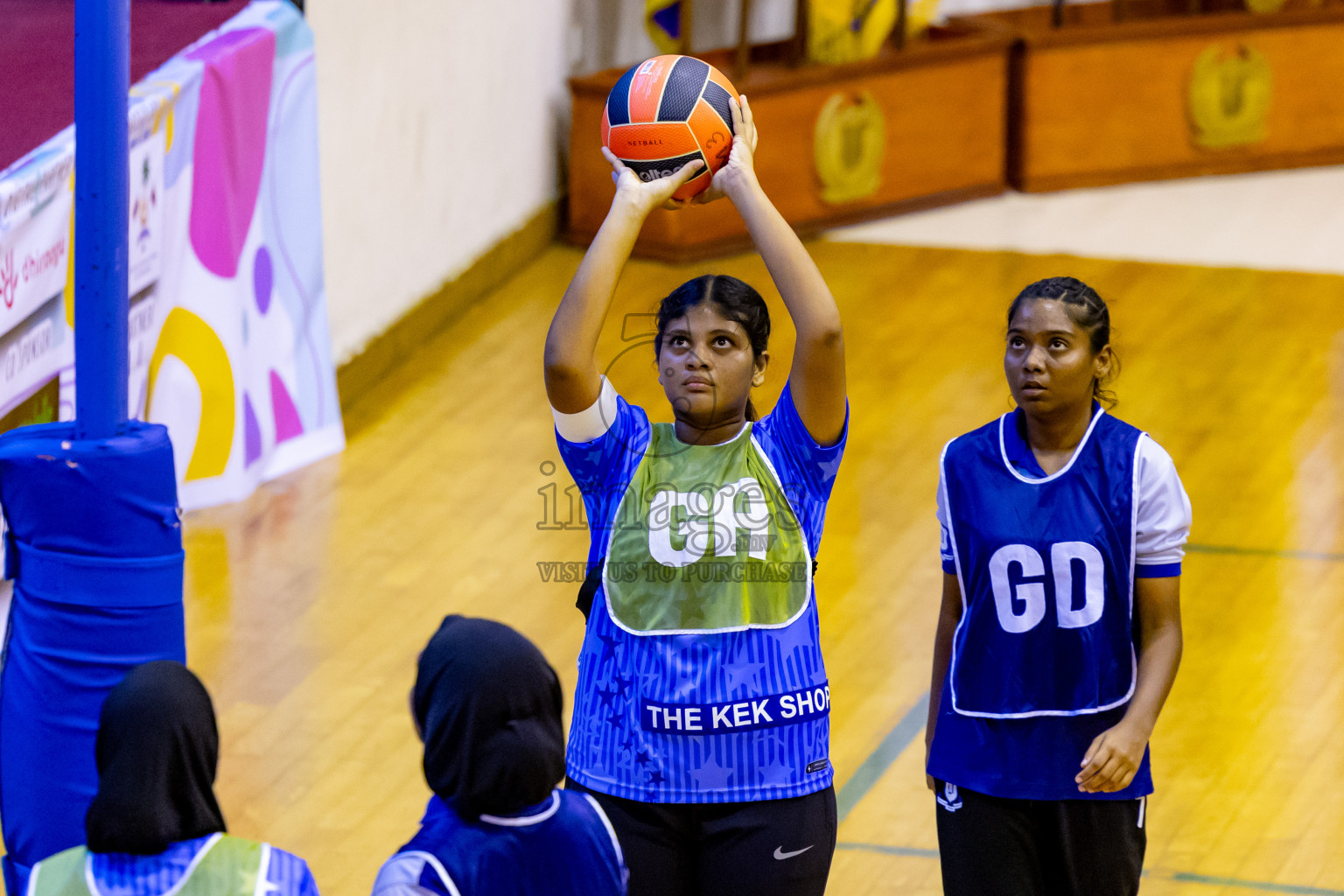 Day 6 of 25th Inter-School Netball Tournament was held in Social Center at Male', Maldives on Thursday, 15th August 2024. Photos: Nausham Waheed / images.mv