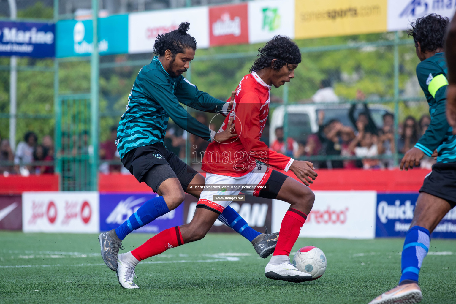 AA. Bodufulhudho vs AA. Mathiveri in Day 7 of Golden Futsal Challenge 2023 on 11 February 2023 in Hulhumale, Male, Maldives