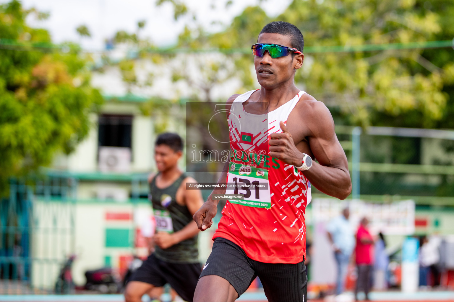 Day 2 of National Athletics Championship 2023 was held in Ekuveni Track at Male', Maldives on Friday, 24th November 2023. Photos: Hassan Simah / images.mv