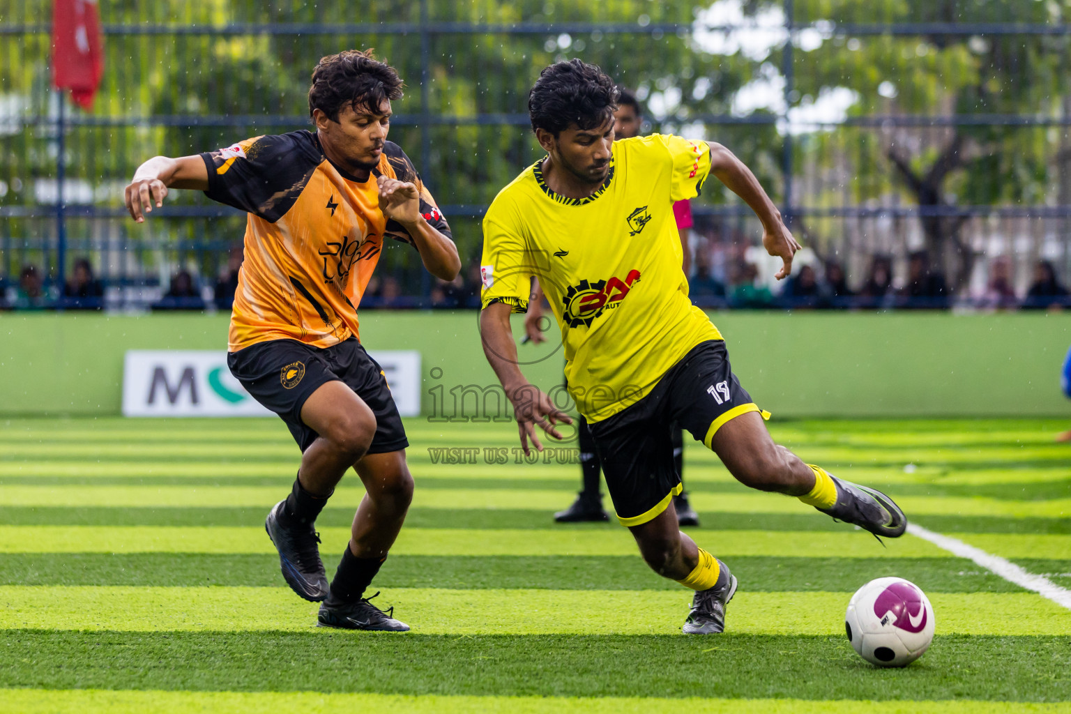 Vela Sports Club  vs All Wolves in Day 6 of Eydhafushi Futsal Cup 2024 was held on Saturday, 13th April 2024, in B Eydhafushi, Maldives Photos: Nausham Waheed / images.mv