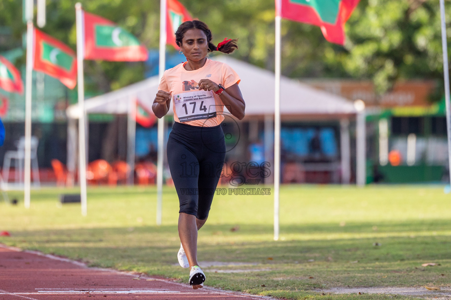 Day 1 of 33rd National Athletics Championship was held in Ekuveni Track at Male', Maldives on Thursday, 5th September 2024. Photos: Shuu Abdul Sattar / images.mv