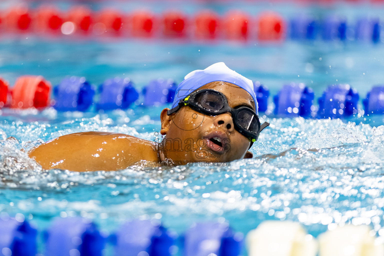 Day 2 of BML 6th National Kids Swimming Kids Festival 2025 held in Hulhumale', Maldives on Tuesday, 4th November 2024. Photos: Hassan Simah / images.mv
