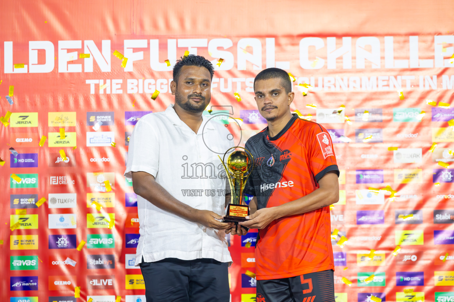 M Dhiggaru vs M Muli in Meemu Atoll Finals in Day 25 of Golden Futsal Challenge 2025 was held on Wednesday , 28th January 2025, in Hulhumale', Maldives. Photos: Ismail Thoriq / images.mv