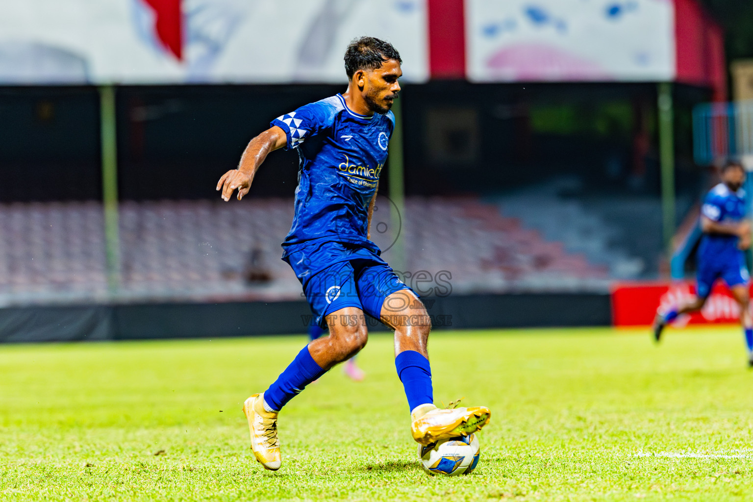 United Victory vs New Radiant Sports Club in Dhivehi Premier League 2025/26 held in National Football Stadium, Male', Maldives on Thursday, 25th September 2025. Photos: Areef Adam / Images.mv