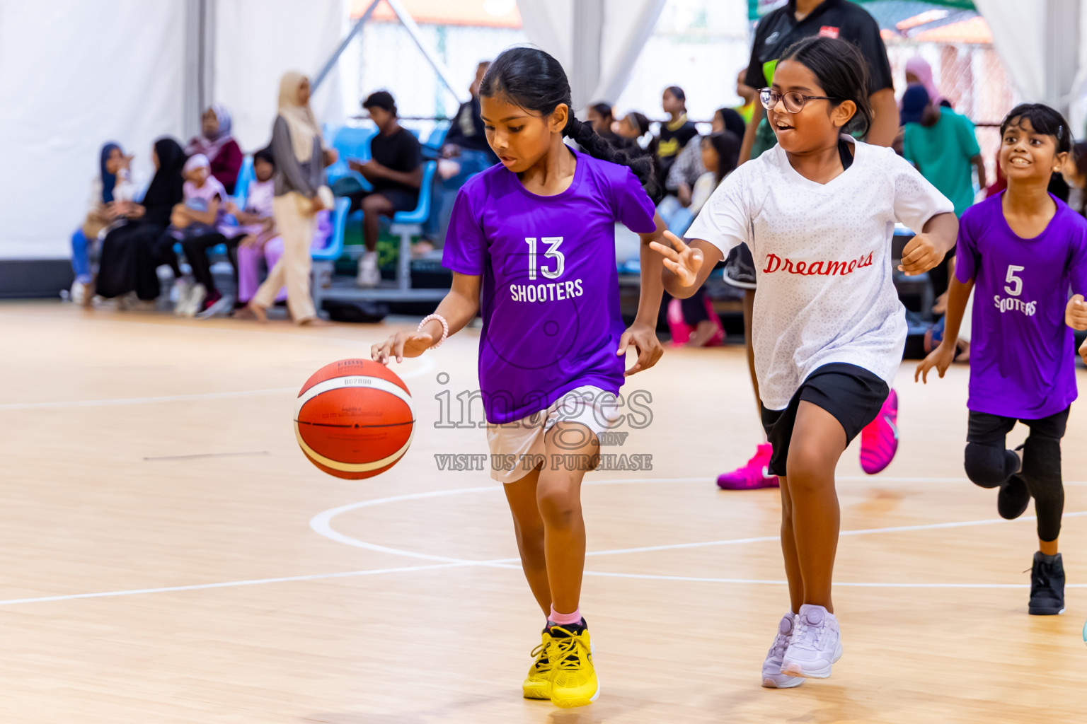 Day 3 of Milo 5 x 5 Junior Challenge 2025 - Basketball tournament held in Basketball Training Center, Male', Maldives on Saturday, 11th October 2025. Photos by: Nausham Waheed, Hassan Simah / Images.mv