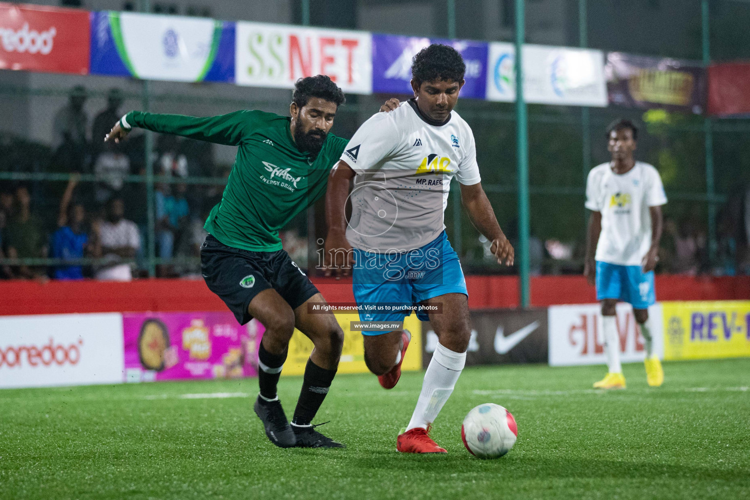 HDh. Finey vs Hdh. Makunudhoo in Day 3 of Golden Futsal Challenge 2023 on 07 February 2023 in Hulhumale, Male, Maldives