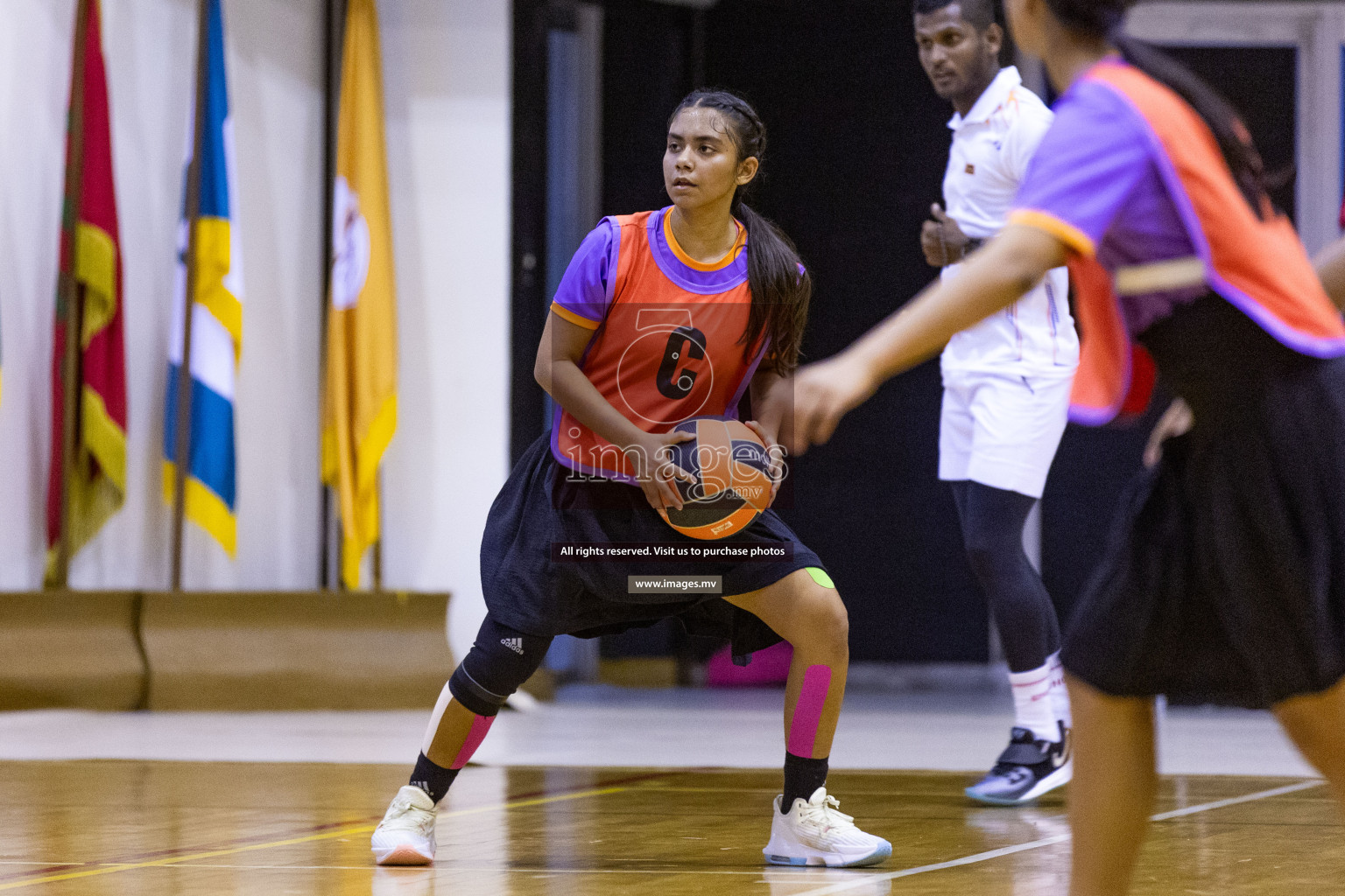 Day7 of 24th Interschool Netball Tournament 2023 was held in Social Center, Male', Maldives on 2nd November 2023. Photos: Nausham Waheed / images.mv