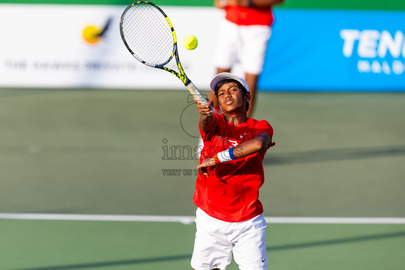 Day 2 of ATF Maldives Junior Open Tennis was held in Male' Tennis Court, Male', Maldives on Tuesday, 10th December 2024. Photos: Nausham Waheed / images.mv