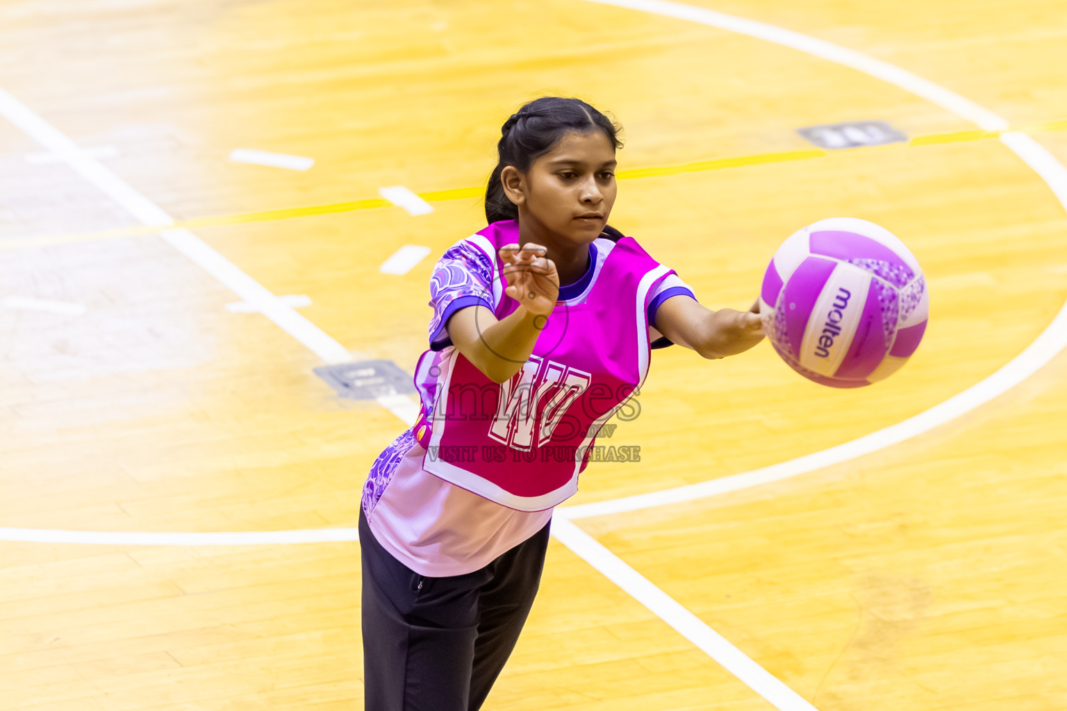 KYRC vs N Sports A in Day 5 of 24th Milo Netball Association Championship held in Social Center at Male', Maldives on Friday, 5th September 2025. Photos: Nausham Waheed / images.mv