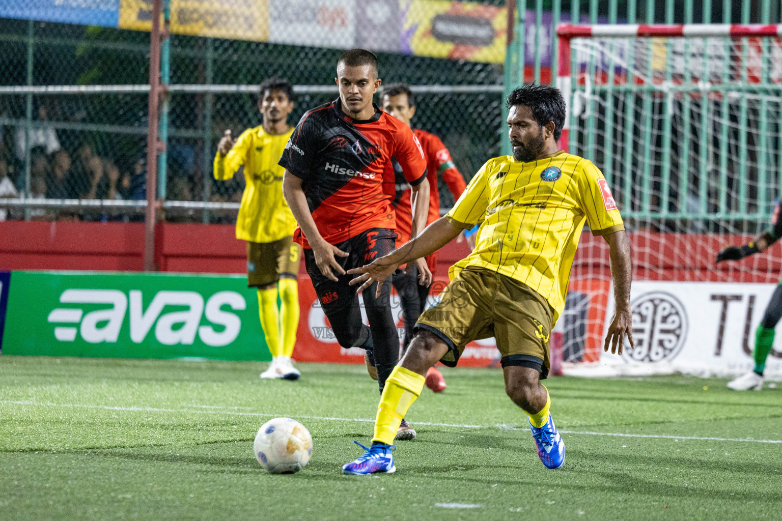 M Kolhufushi VS M Mulak in Day 21 of Golden Futsal Challenge 2025 was held on Saturday, 25 January 2025, in Hulhumale', Maldives. 
Photos: Hassan Simah / images.mv