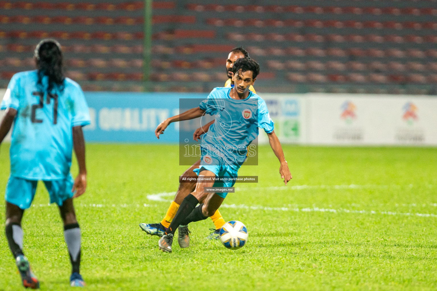 Club Valencia vs United Victory in the President's Cup 2021/2022 held in Male', Maldives on 19 December 2021