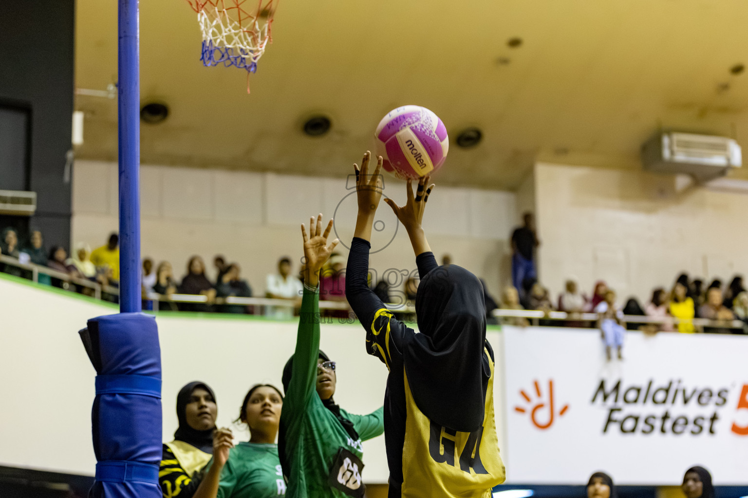 Day 8 of 26th Inter-School Netball Tournament 2025 was held in Social Center Indoor Hall on Sunday, 26th October 2025. Photos: Hassan Simah / images.mv