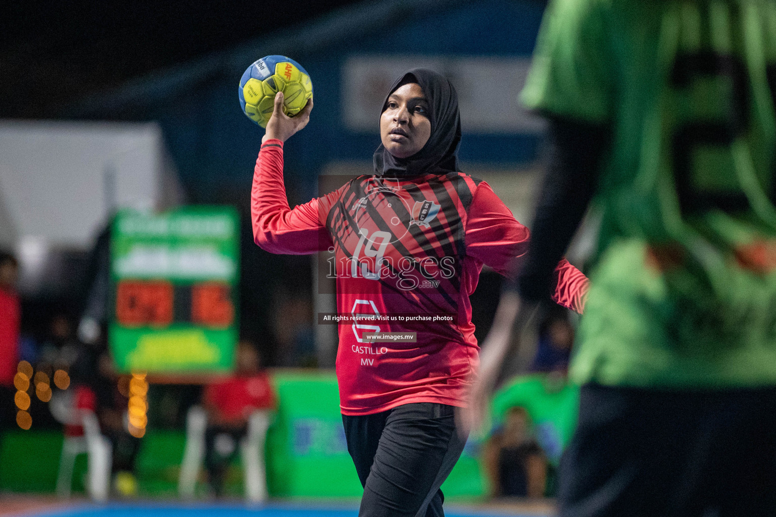 Day 9 of 6th MILO Handball Maldives Championship 2023, held in Handball ground, Male', Maldives on 28th May 2023 Photos: Nausham Waheed/ Images.mv