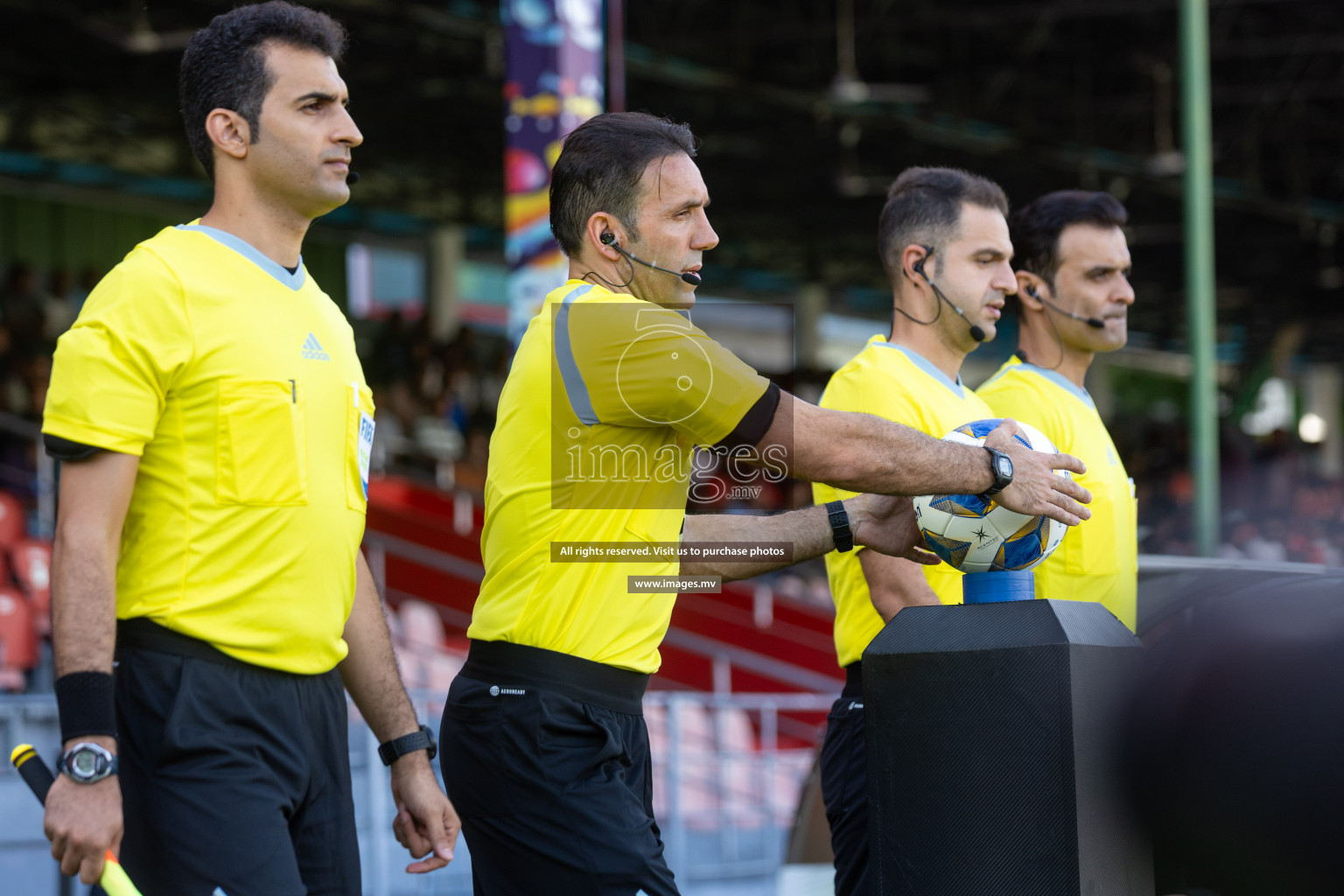 FIFA World Cup 2026 Qualifiers Round 1 home match vs Bangladesh held in the National Stadium, Male, Maldives, on Thursday 12th October 2023. Photos: Nausham Waheed / Images.mv