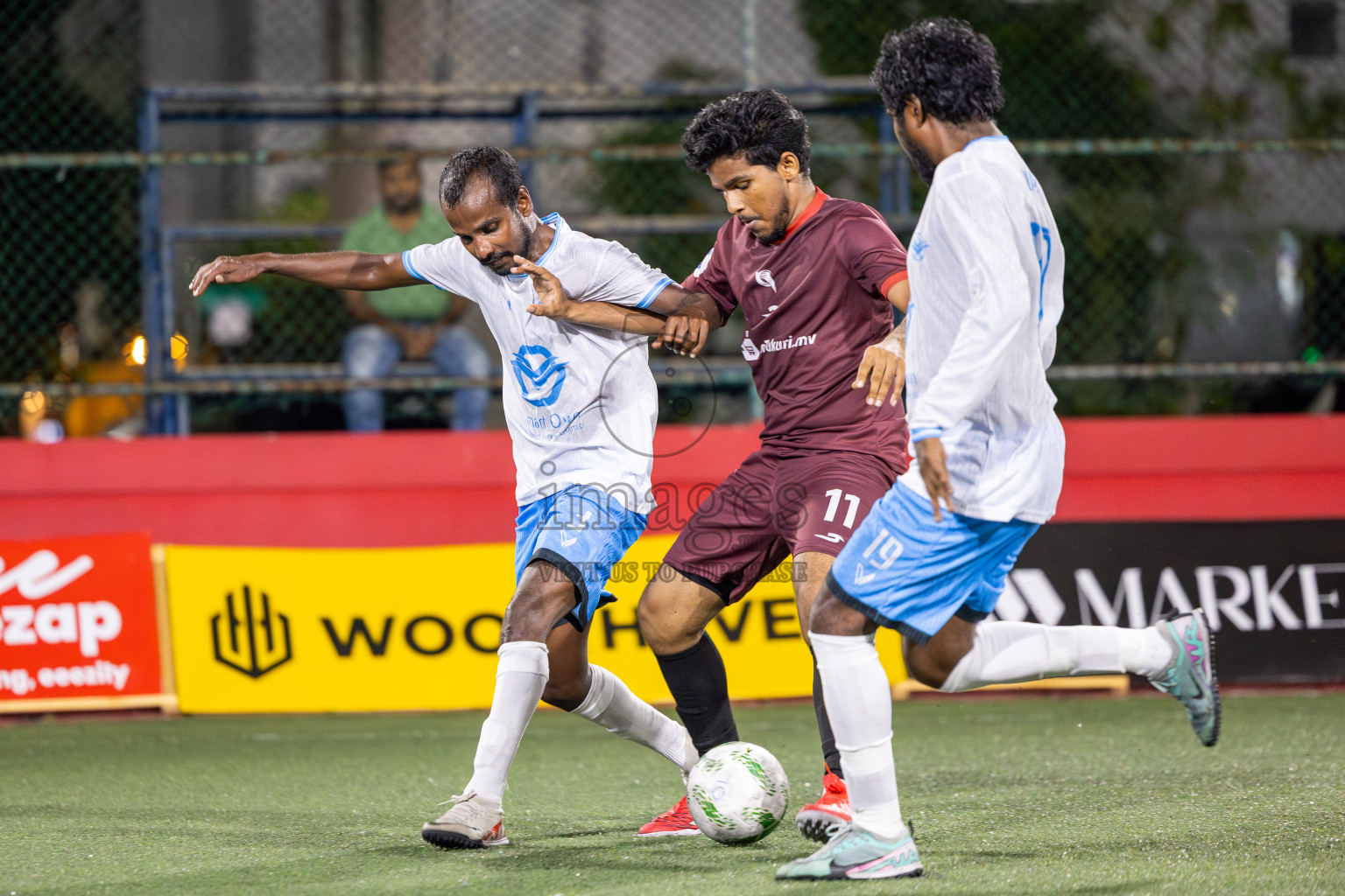 Smartown FC vs Maldives Post Limited in Day 7 of Office League 2025 was held on Tuesday, 22nd April 2025 in Hulhumale', Maldives. Photos: Ismail Thoriq / images.mv