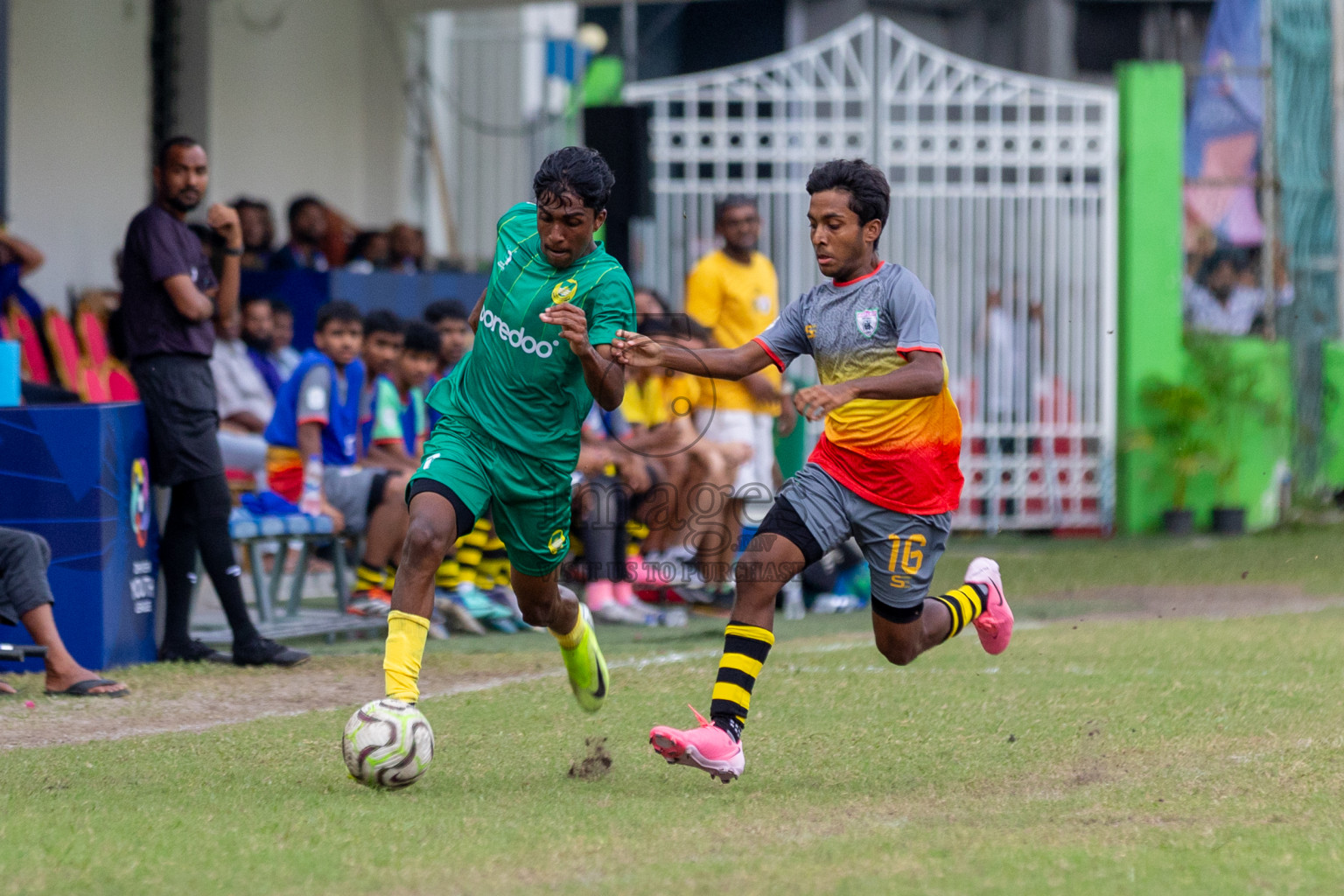 Eagles vs Maziya SRC(U16) in Day 8 of Dhivehi Youth League 2024 held at Henveiru Stadium on Monday, 2nd December 2024. Photos: Mohamed Mahfooz Moosa / Images.mv