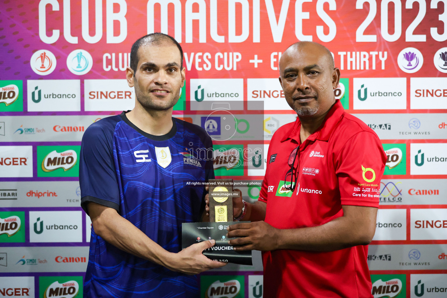 Team Fenaka vs Medianet in Club Maldives Cup 2023 held in Hulhumale, Maldives, on Sunday, 23rd July 2023 Photos: Nausham Waheed/ images.mv