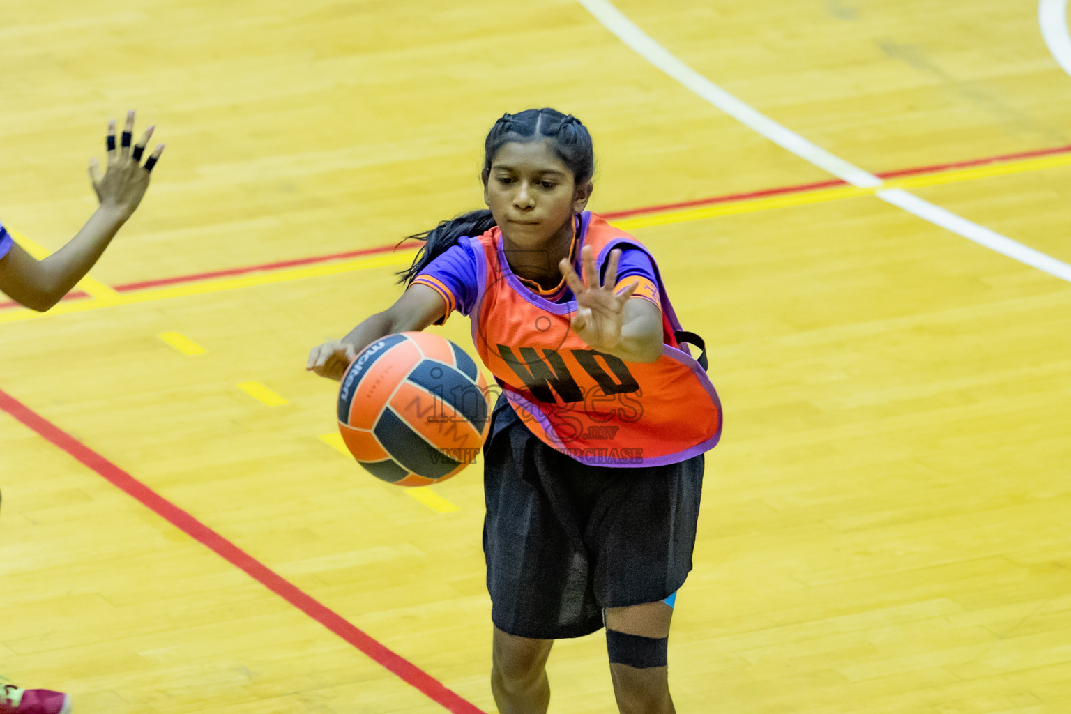 Day 12 of 25th Inter-School Netball Tournament was held in Social Center at Male', Maldives on Thursday, 22nd August 2024.