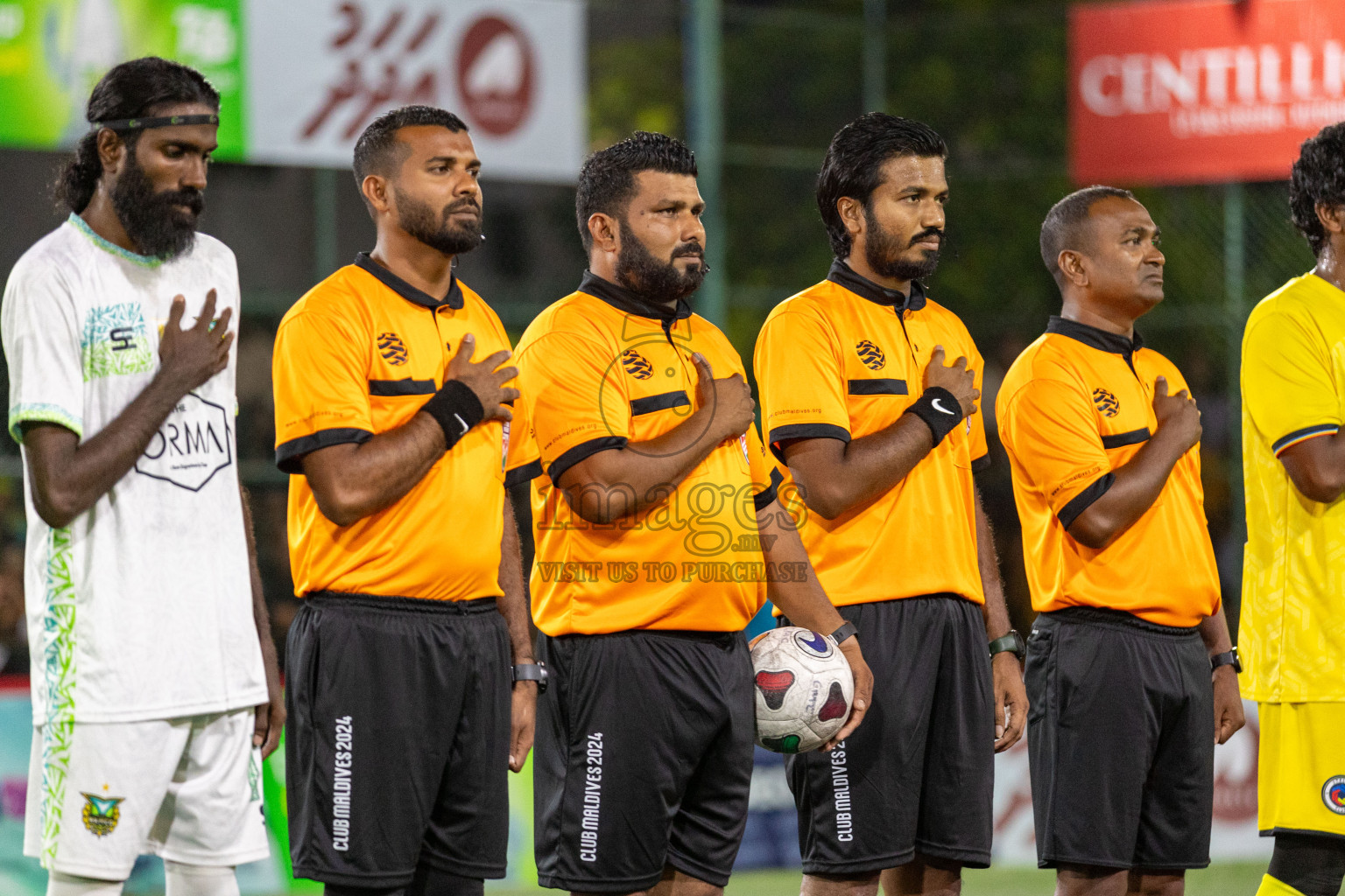 WAMCO vs STELCO RC in the Semi Finals of Club Maldives Cup 2024 held in Rehendi Futsal Ground, Hulhumale', Maldives on Monday, 14th October 2024. 
Photos: Hassan Simah / images.mv