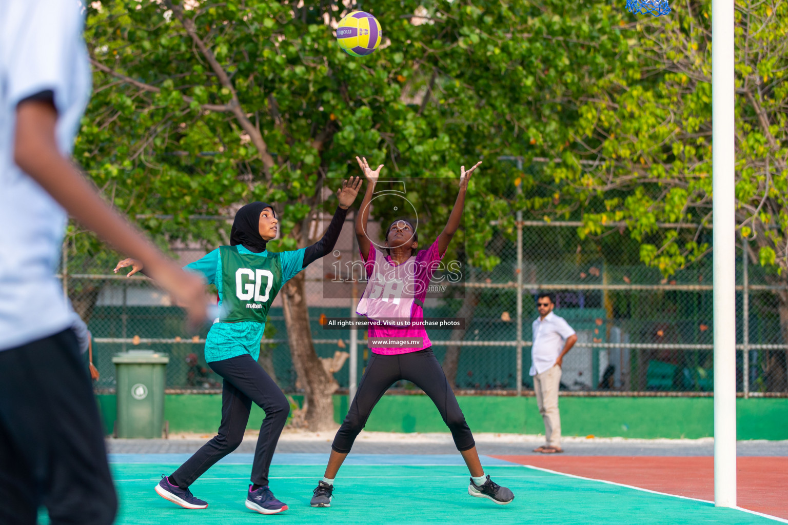 Junior Netball Championship 2022 - Under 14 Final U14 final of Junior Netball Championship 2022 held in Male', Maldives on Friday, 18th March 2022. Photos by Ismail Thoriq