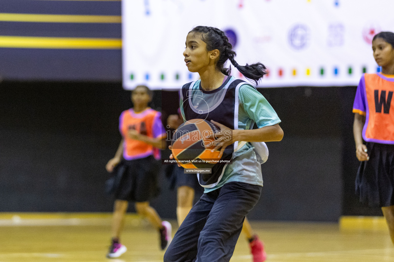 Final of 24th Interschool Netball Tournament 2023 was held in Social Center, Male', Maldives on 7th November 2023. Photos: Nausham Waheed / images.mv