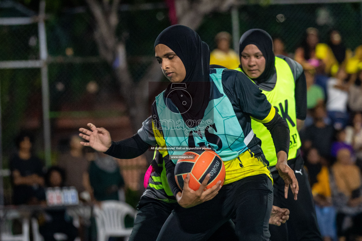 Final of 20th Milo National Netball Tournament 2023, held in Synthetic Netball Court, Male', Maldives on 11th June 2023 Photos: Nausham Waheed/ Images.mv