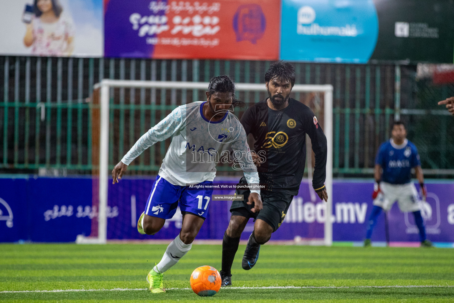 Prison Club vs MACL in the Quarter Finals of Club Maldives 2021 held at Hulhumale;, on 12th December 2021 Photos: Ismail Thoriq / images.mv