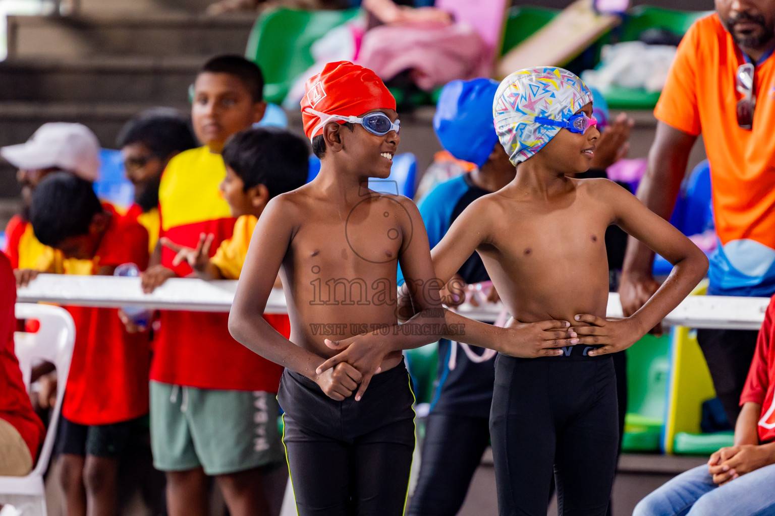 Day 3 of BML 5th National Swimming Kids Festival 2024 held in Hulhumale', Maldives on Wednesday, 20th November 2024. Photos: Nausham Waheed / images.mv