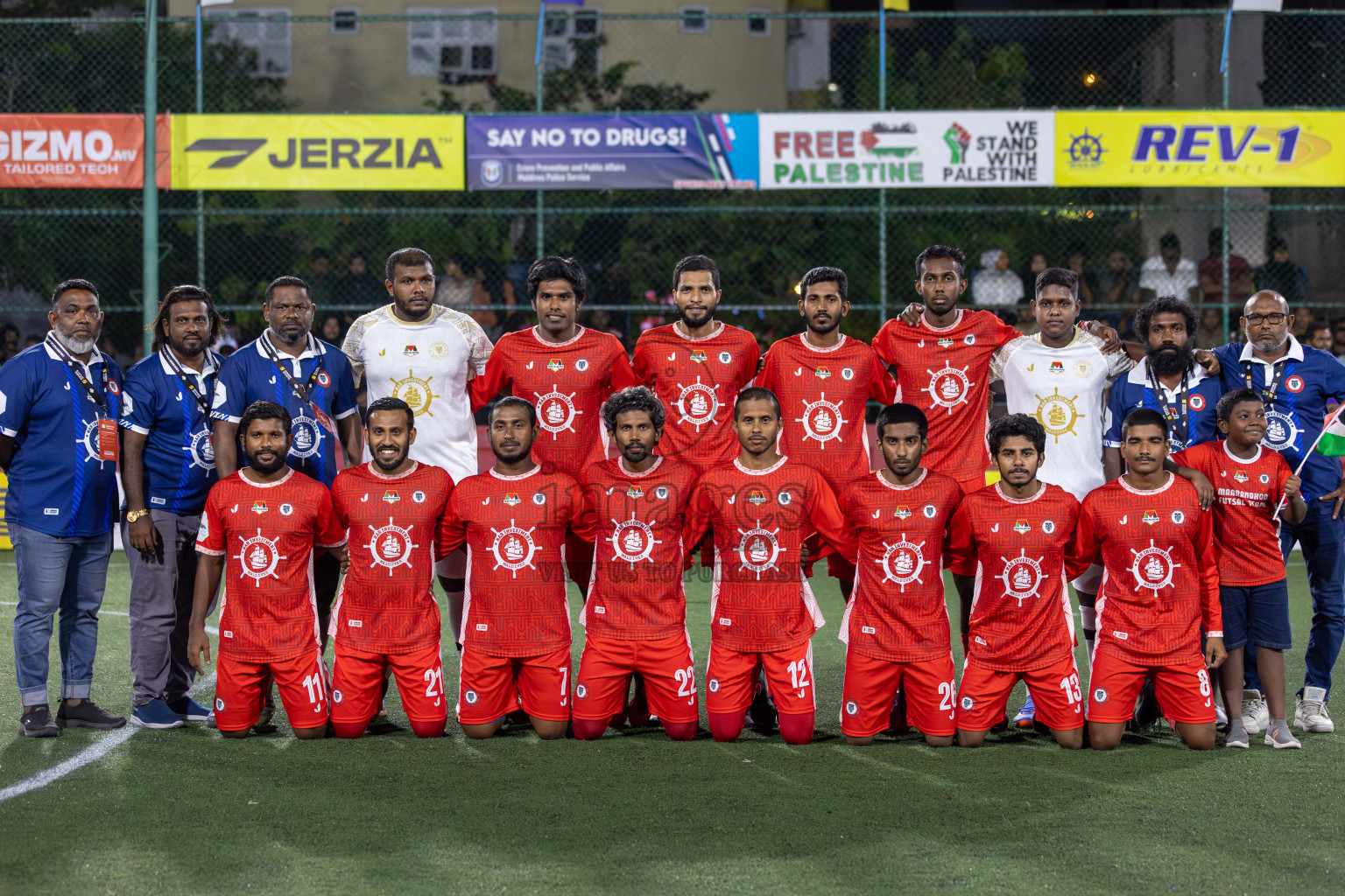 Ha. Maarandhoo vs Ha. Hoarafushi in Day 13 of Golden Futsal Challenge 2024 was held on Saturday, 27th January 2024, in Hulhumale', Maldives Photos: Mohamed Mahfooz Moosa / images.mv