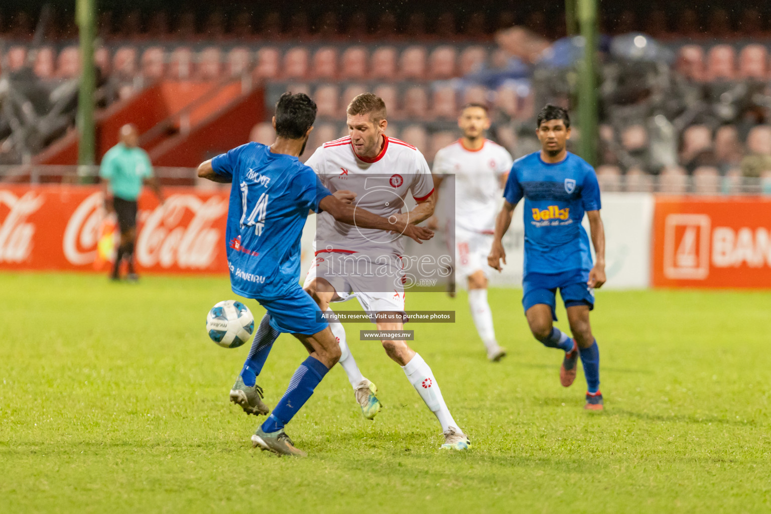 Kuda Henveiru United vs Buru Sports Club in 2nd Division 2022 on 14th July 2022, held in National Football Stadium, Male', Maldives Photos: Hassan Simah / Images.mv