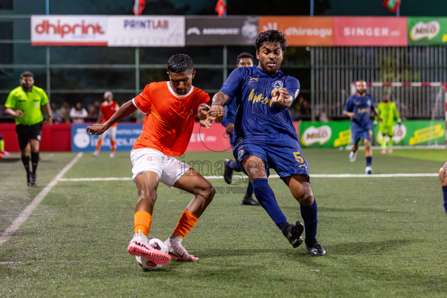 Club Immigration vs Dhiraagu
 in Club Maldives Cup 2024 held in Rehendi Futsal Ground, Hulhumale', Maldives on Tuesday, 24th September 2024. 
Photos: Hassan Simah / images.mv