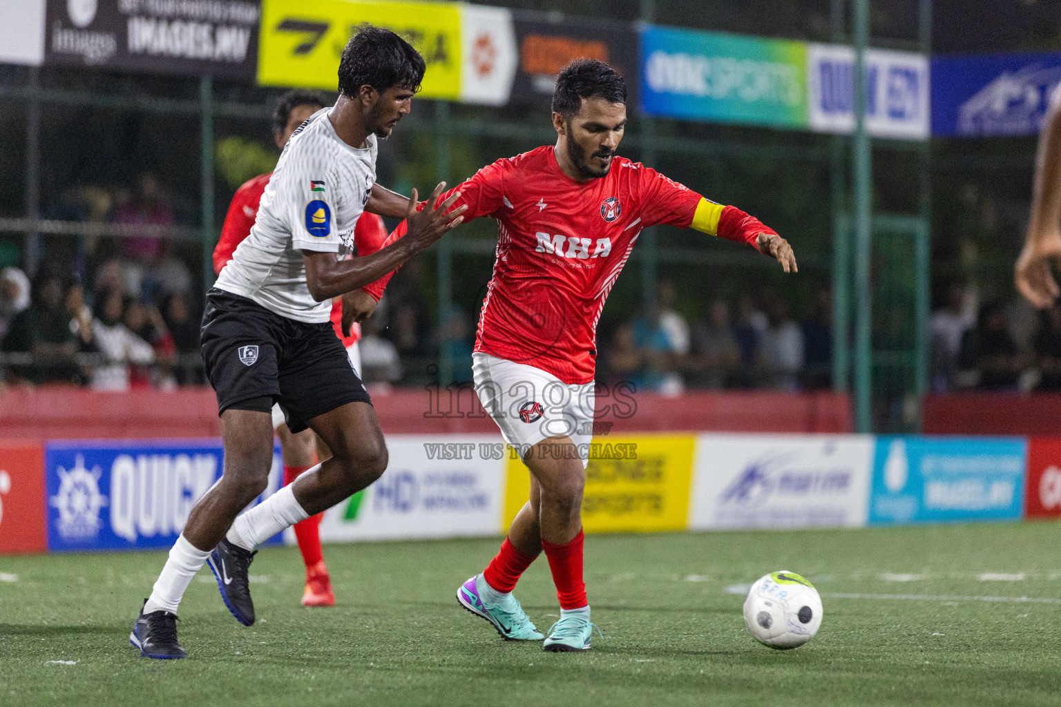 Sh Maroshi vs Sh Kanditheemu in Day 8 of Golden Futsal Challenge 2024 was held on Monday, 22nd January 2024, in Hulhumale', Maldives Photos: Nausham Waheed / images.mv