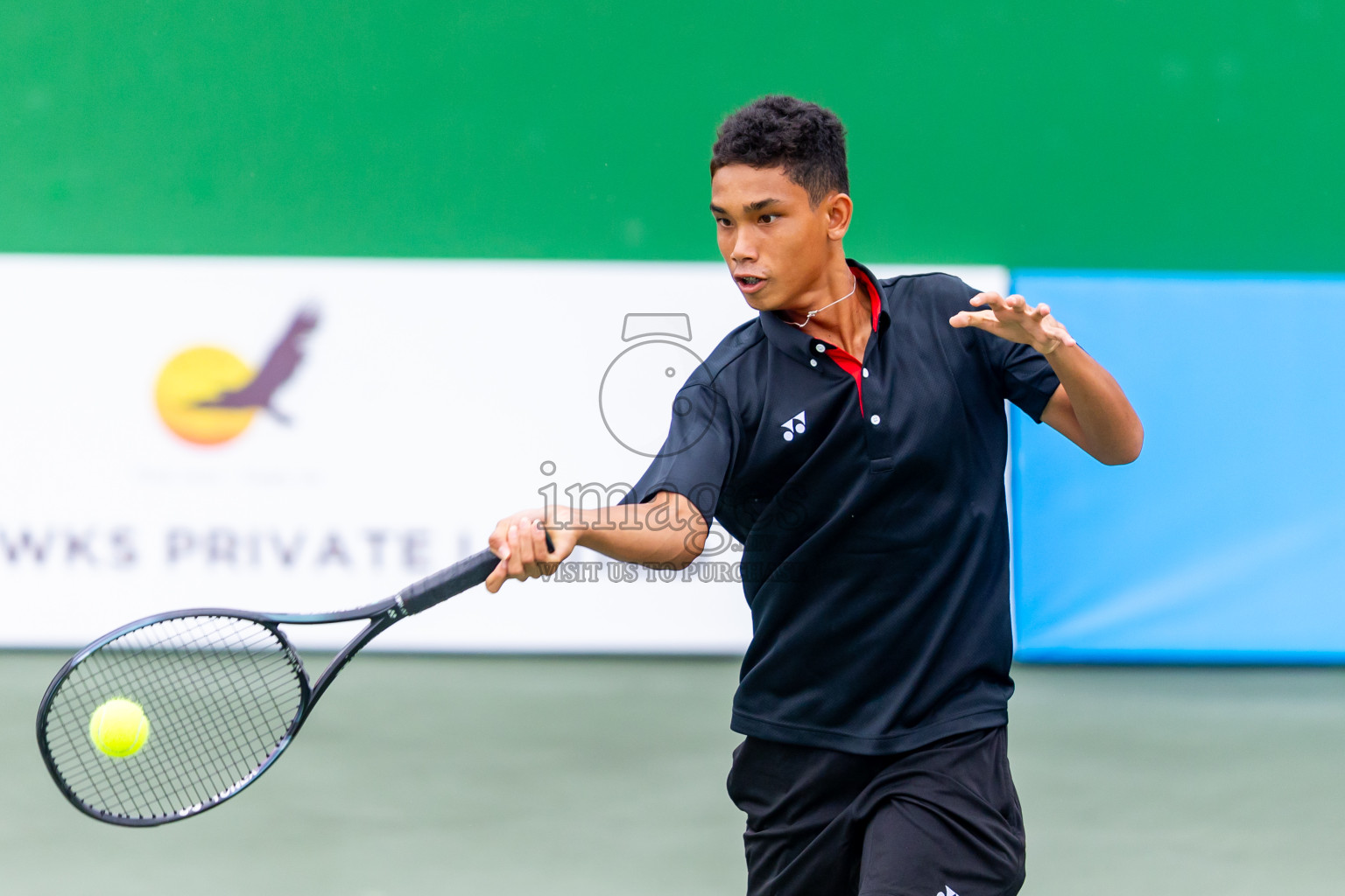 Day 6 of ATF Maldives Junior Open Tennis was held in Male' Tennis Court, Male', Maldives on Tuesday, 17th December 2024. Photos: Nausham Waheed/ images.mv