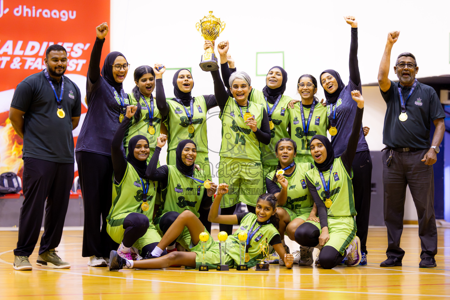 Queens vs Mystix in the Woman's Final of 30th MBA Basketball Championship 2026 was held in Social Center, Male', Maldives on Tuesday, 21st July 2026. Photos: Nausham Waheed / images.mv