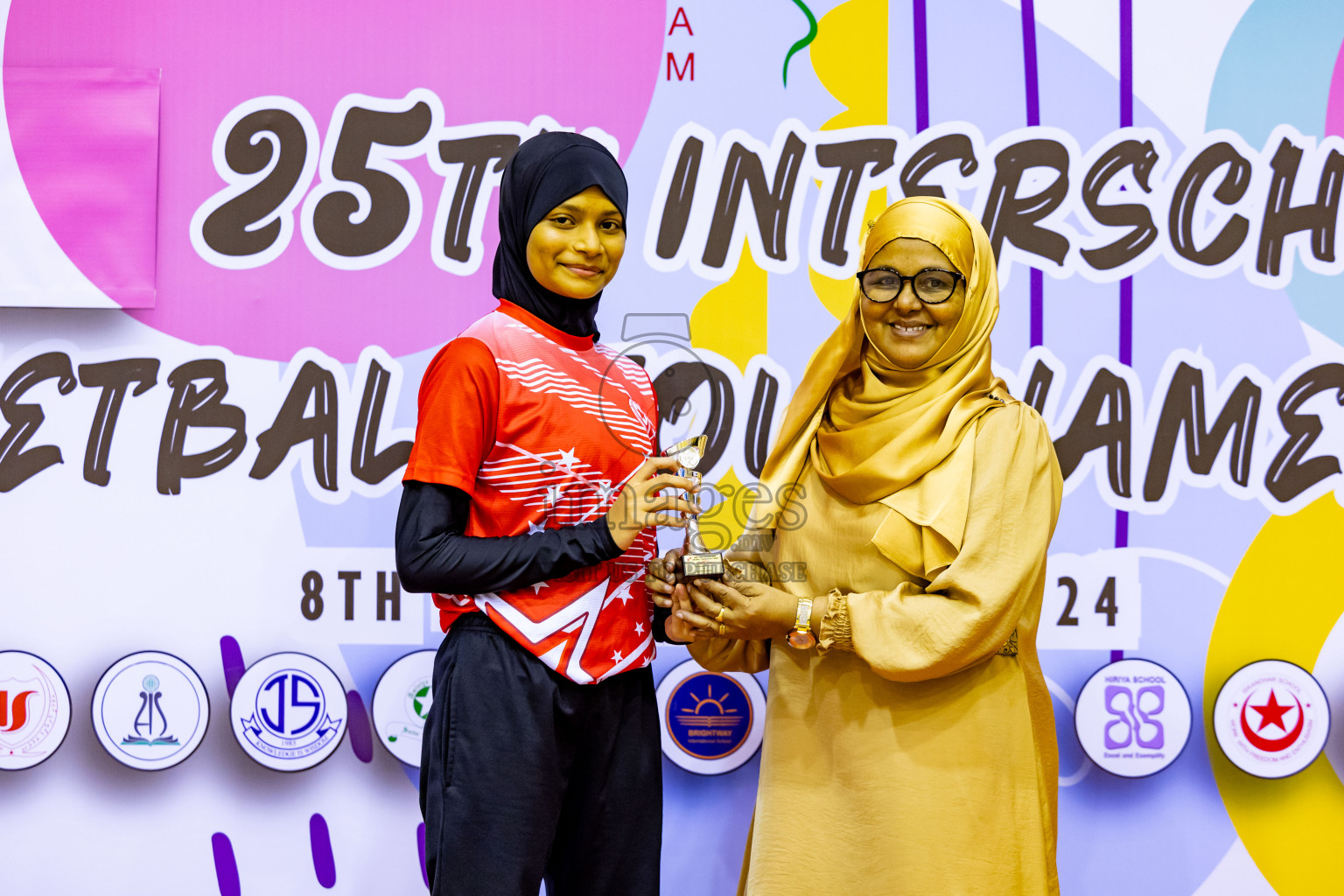 Day 4 of 25th Inter-School Netball Tournament was held in Social Center at Male', Maldives on Monday, 12th August 2024. Photos: Nausham Waheed / images.mvbv c