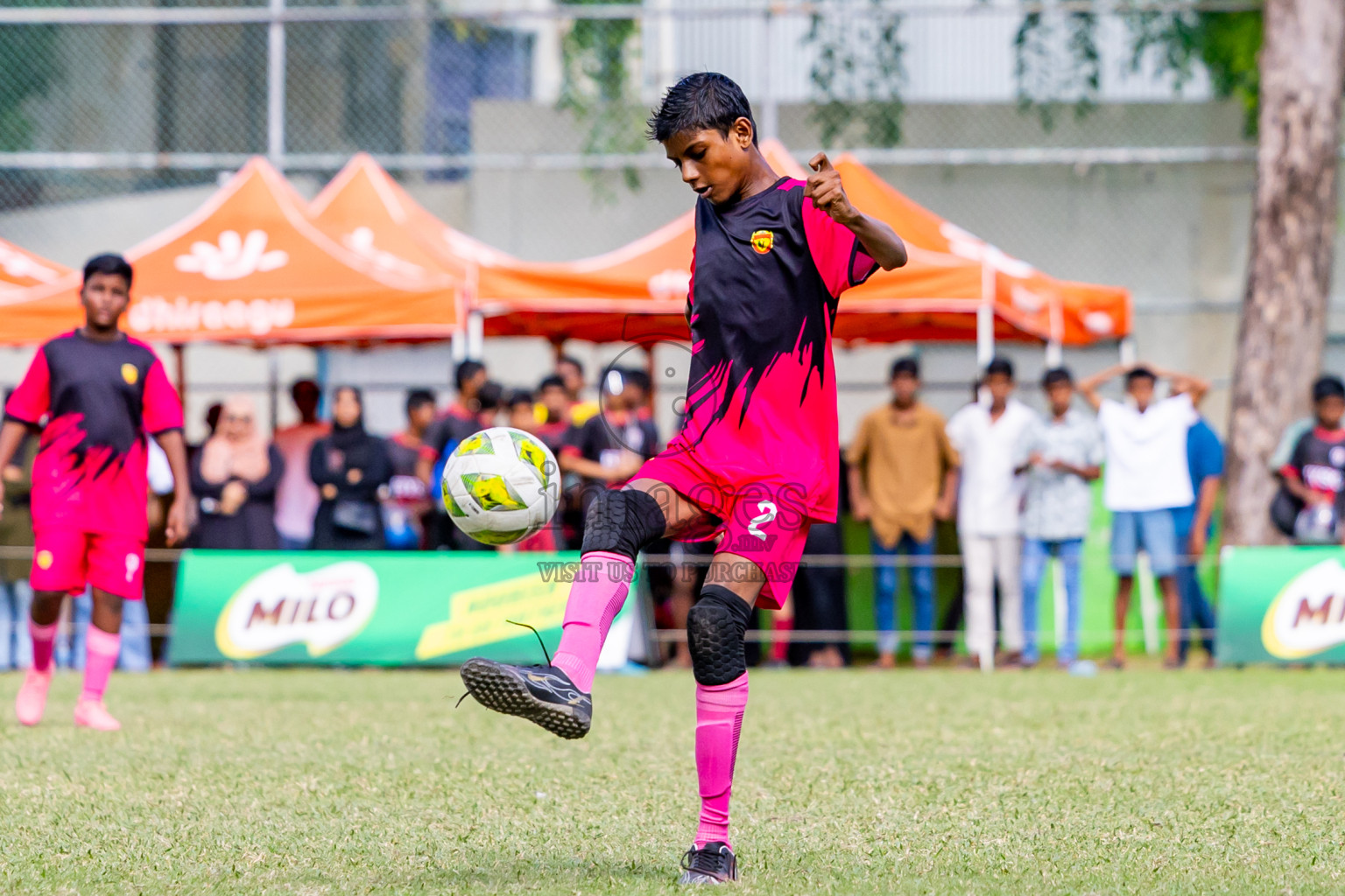 Day 2 of MILO Academy Championship 2024 Under 14 held in Henveyru Stadium, Male', Maldives on Friday, 1st November 2024. Photos: Nausham Waheed / Images.mv