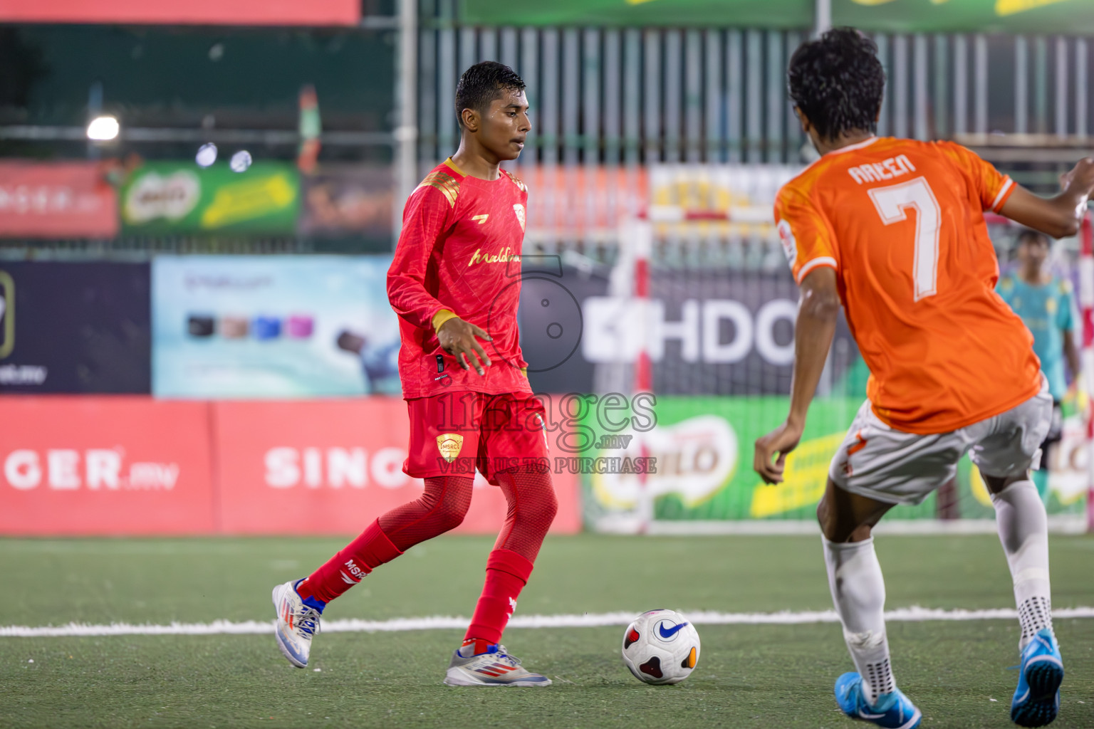 FSM vs Maldivian in Round of 16 of Club Maldives Cup 2024 held in Rehendi Futsal Ground, Hulhumale', Maldives on Monday, 7th October 2024. Photos: Ismail Thoriq / images.mv