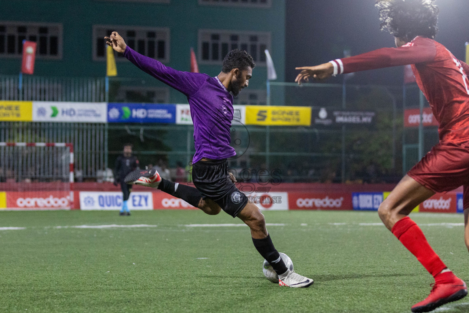 GA Dhevvadhoo vs GA Kanduhulhudhoo in Day 10 of Golden Futsal Challenge 2024 was held on Tuesday, 23rd January 2024, in Hulhumale', Maldives Photos: Nausham Waheed / images.mv