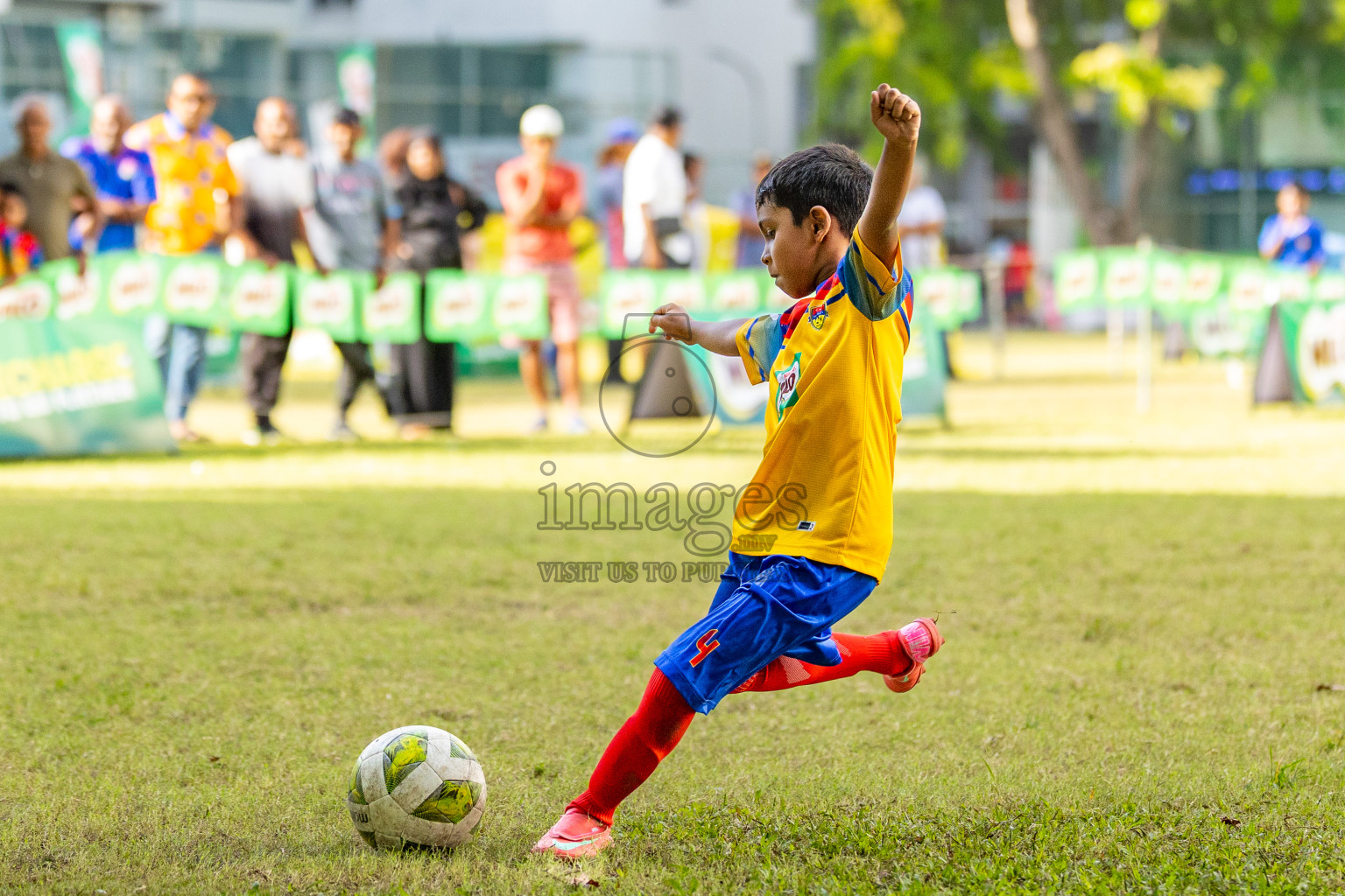 Day 3 of MILO SVAM Juniors 2025 (U-8) was held at Henveiru Stadium in Male', Maldives on Saturday, 28th June 2025. Photos: Mohamed Mahfooz Moosa / images.mv