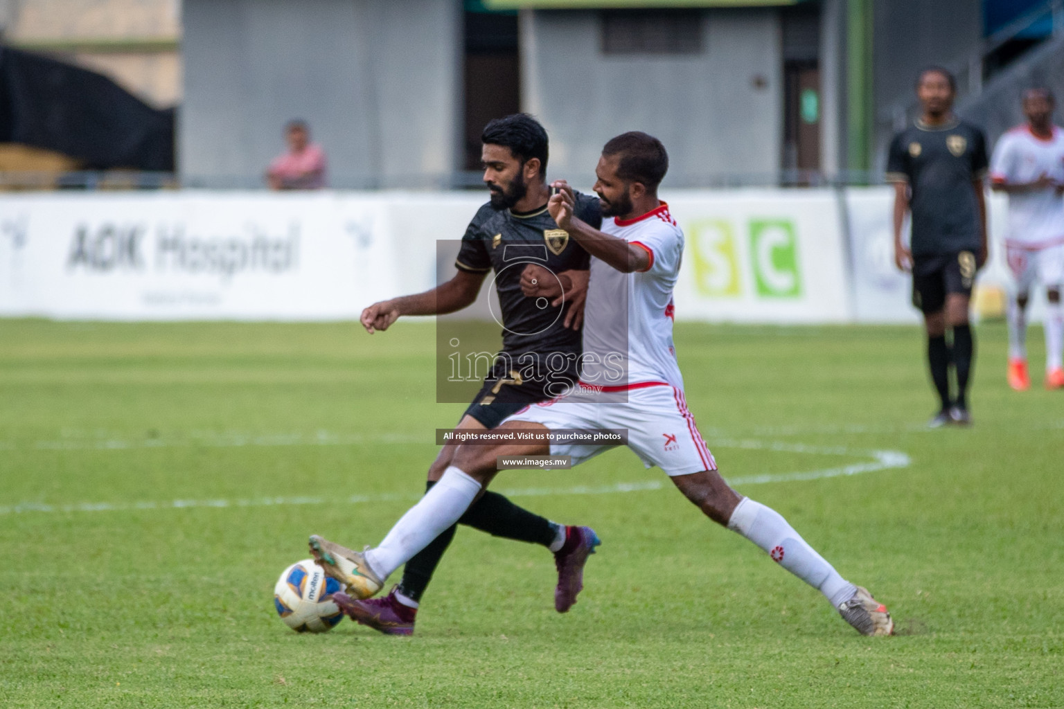 President's Cup 2023 Semi Final - Club eagles vs Buru sports, held in National Football Stadium, Male', Maldives Photos: Nausham/ Images.mv