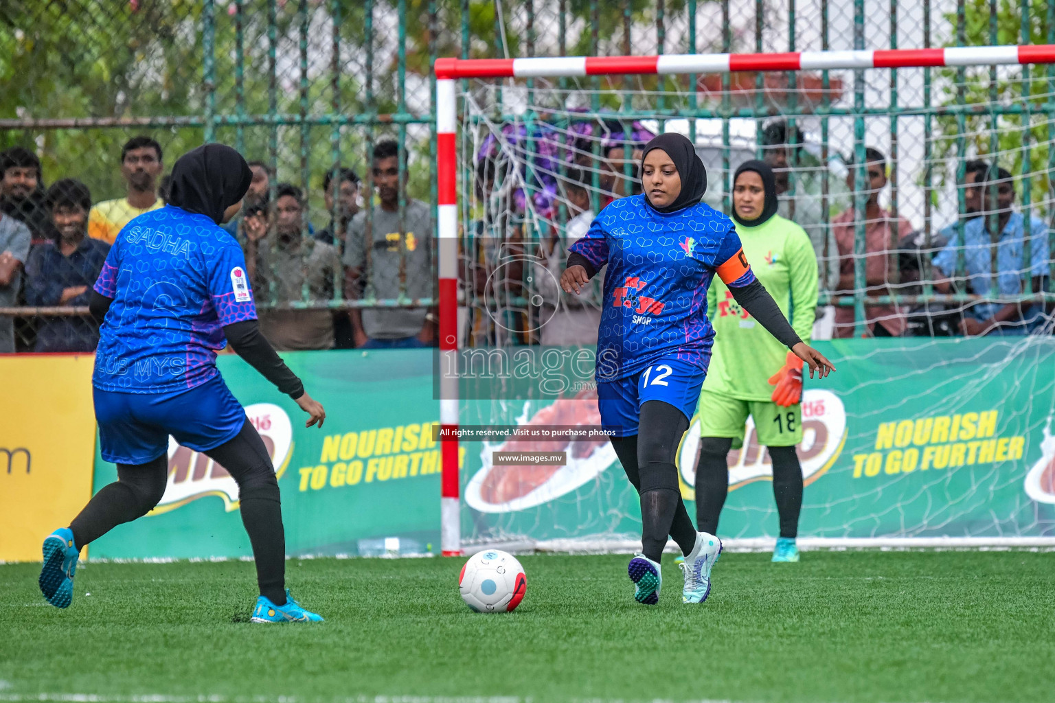 DSC vs Club MYS in Eighteen Thirty Women's Futsal Fiesta 2022 was held in Hulhumale', Maldives on Friday, 14th October 2022. Photos: Nausham Waheed / images.mv