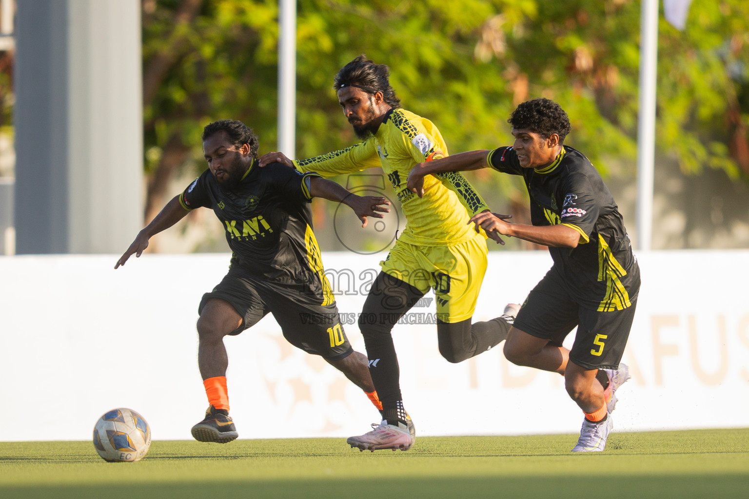 Velaa Sports Club vs Team Middle East in Day 3 of Eydhafushi Cup 2025 held in Eydhafushi Football Stadium at B. Eydhafushi, Maldives on Sunday, 7th September 2025. Photos: Arif Rasheed / images.mv