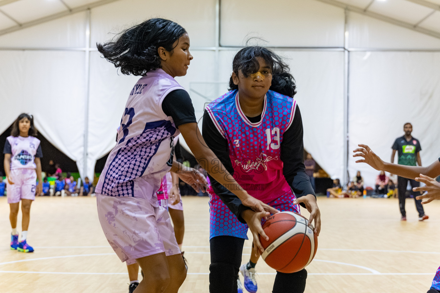 Day 3 of Milo 5 x 5 Junior Challenge 2025 - Basketball tournament held in Basketball Training Center, Male', Maldives on Saturday, 11th October 2025. 
Photos by:  Hassan Simah / Images.mv