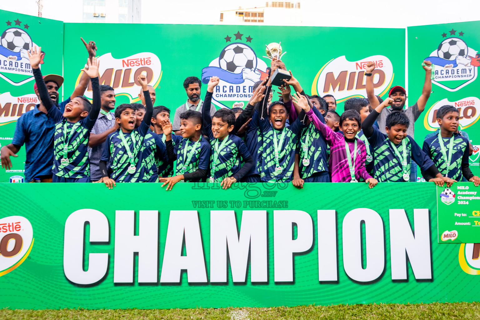 Day 2 of Under 10 MILO Academy Championship 2024 was held at National Stadium in Male', Maldives on Saturday, 27th April 2024. Photos: Nausham Waheed / images.mv