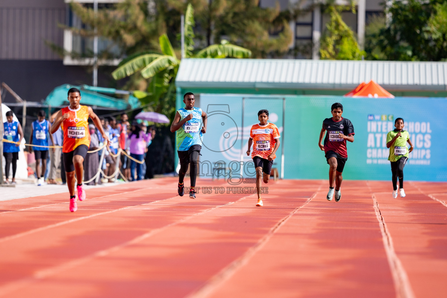 Day 3 of MWSC Interschool Athletics Championships 2024 held in Hulhumale Running Track, Hulhumale, Maldives on Monday, 11th November 2024. 
Photos by: Hassan Simah / Images.mv