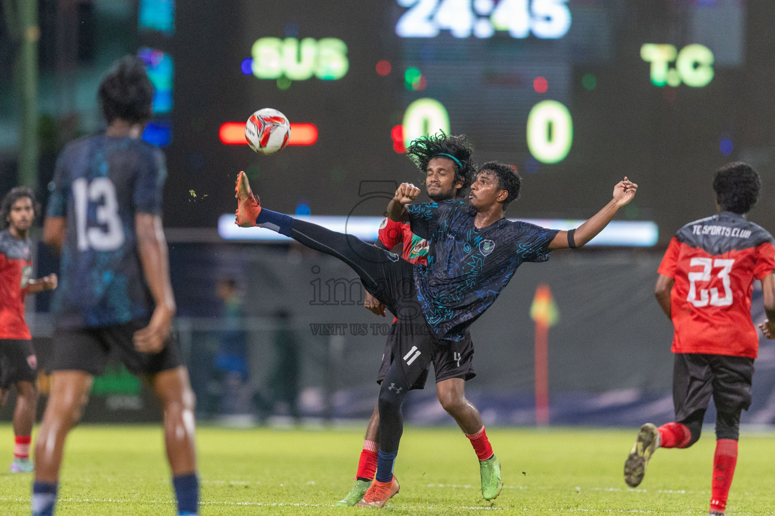 Super United Sports vs TC Sports Club in the Final of Under 19 Youth Championship 2024 was held at National Stadium in Male', Maldives on Monday, 1st July 2024. Photos: Ismail Thoriq  / images.mv