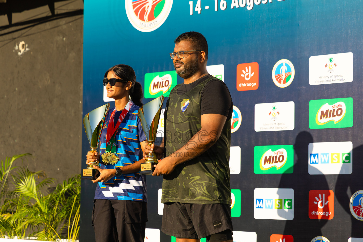 Day 3 of National Athletics Championship 2025 was held at Ekuveni Running Ground in Male', Maldives on Saturday, 16th August 2025. Photos: Hasni / images.mv
