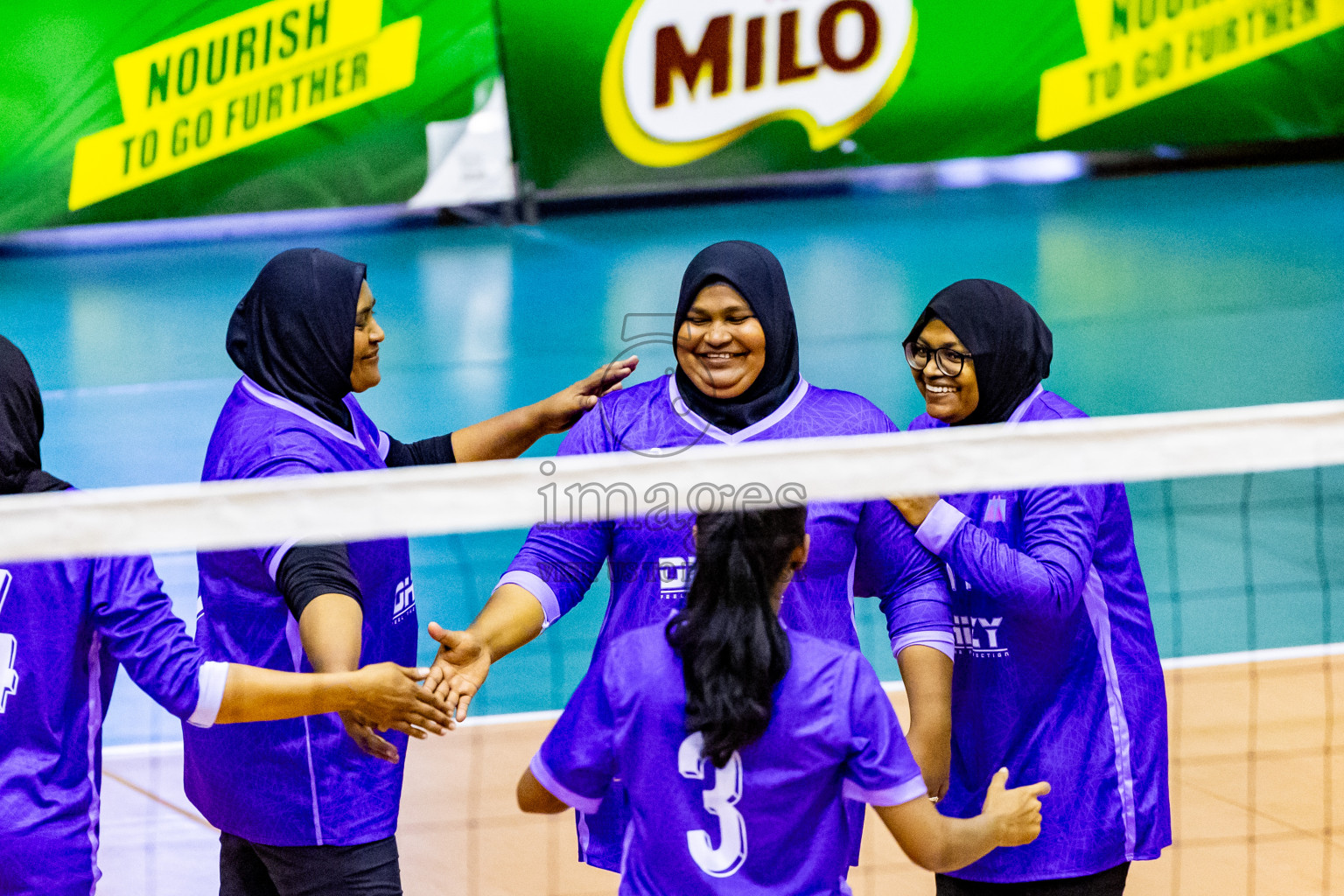 Day 3 of Women's Division of Milo VAM Cup 2024 held in Male', Maldives on Wednesday, 10th July 2024 at Social Center Indoor Hall Photos By: Nausham Waheed / images.mv